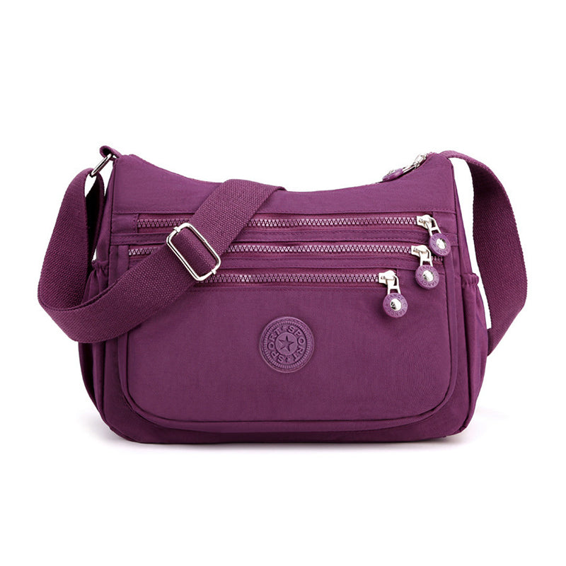 ⌛Oferta por tempo limitado — Bolsa transversal leve de nylon com vários bolsos