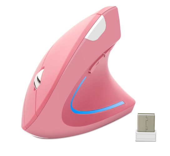đ±TrĂ„dlös USB-uppladdningsbar ergonomisk vertikal optisk mus(đ„50 % rabatt)