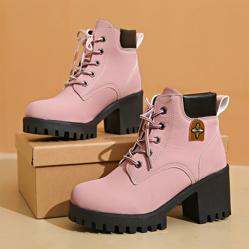 🔥Seasonal Bestsellers-2025 new British style thick-soled Martin boots