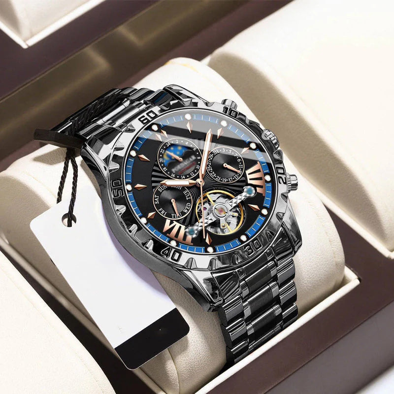 📢📢60 % OFF !!⌚Swiss Brand New Waterproof Automatic Mechanical Watches