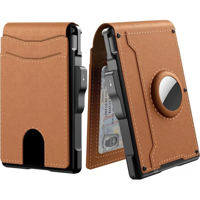 💳✨ Carteira slim com bloqueio RFID – compacta, segura e elegante