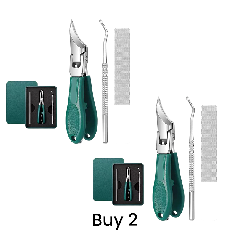 💅✨ Kit profissional para unhas dos pés – corte preciso e acabamento perfeito em casa