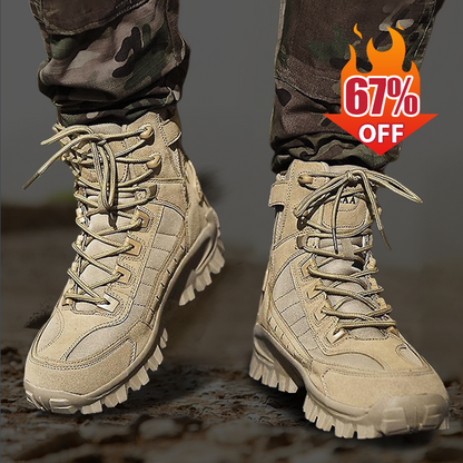 🥾67% OFF LAST DAY! 🔥 Tactical Sports Boots - Waterproof & Non-Slip Grip, Reinforced Toe for Outdoor/Training/Military Use ⚡📦