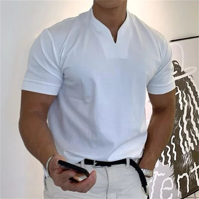 💎Men Gentlemans Business Short Sleeve Fitness T-shirt