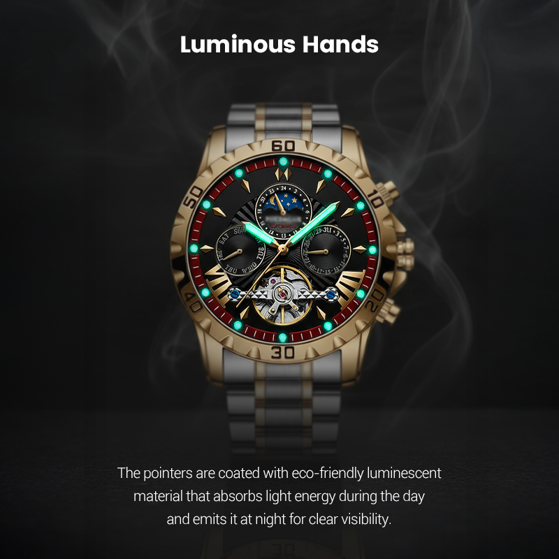📢📢60 % OFF !!⌚Swiss Brand New Waterproof Automatic Mechanical Watches