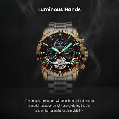 📢📢60 % OFF !!⌚Swiss Brand New Waterproof Automatic Mechanical Watches