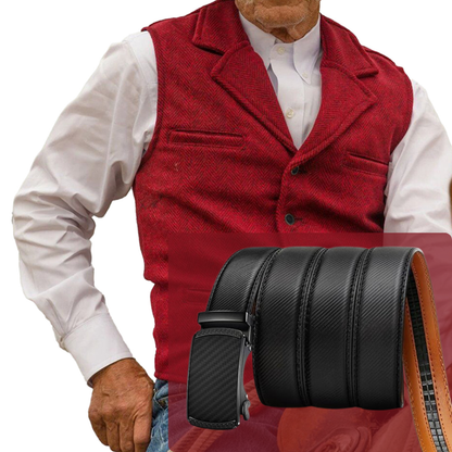 🔥Ofertas imperdíveis – Colete casual de negócios masculino com corte justo