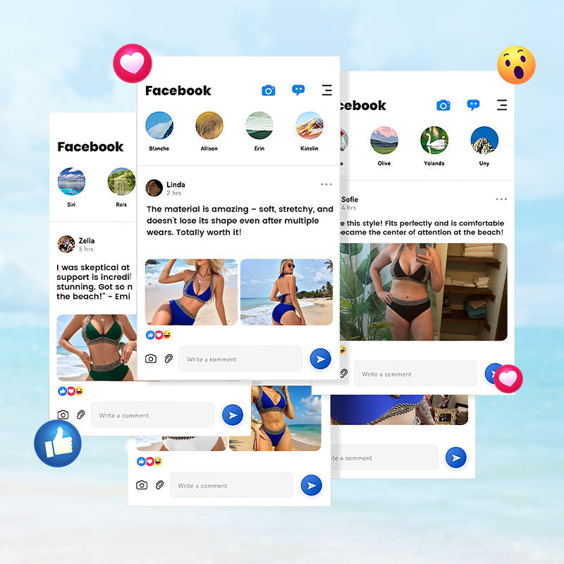 🔥👙Sexy V-neck Women's Holiday Swimsuit With Wavy Pattern