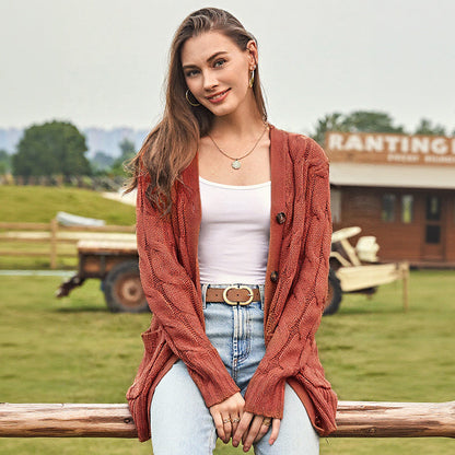 🔥 Women's Autumn Midi-Length Knit Sweater