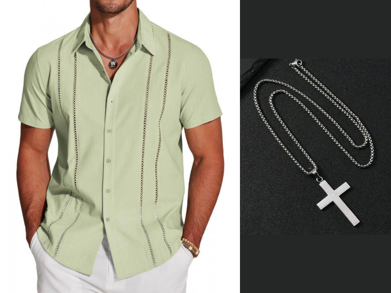 💐50% OFF ! Men's Button-Down Shirt – Breathable & Quick-Dry 🏃💨【Flash Sale】