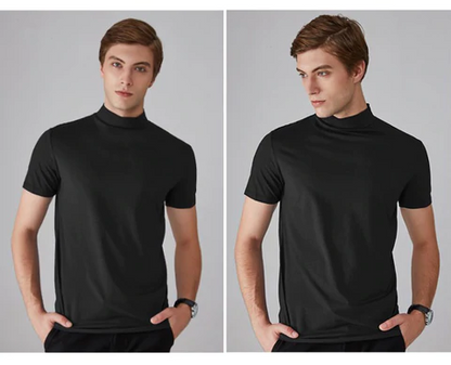 💥Limited Sale 70% OFF💥Men's High Neck Slim Fit T-shirt