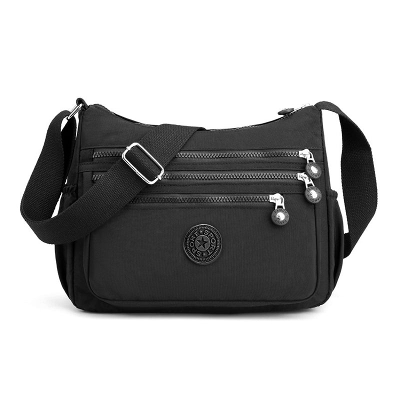⌛Oferta por tempo limitado — Bolsa transversal leve de nylon com vários bolsos