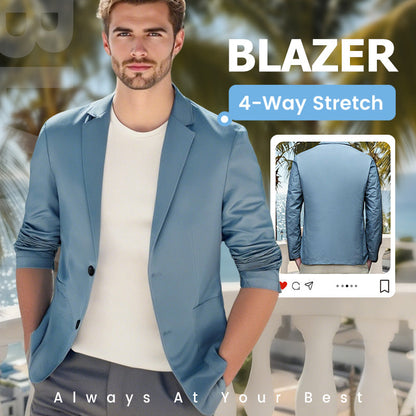 🥳2026 HOT SALE🥳💞50K+ SOLD!👴👔50% OFF! Lightweight Four-Season Blazer – Versatile for all weather. Soft, breathable & easy to wear. Perfect for weddings or Sunday roasts. Look sharp effortlessly. 🥂✨