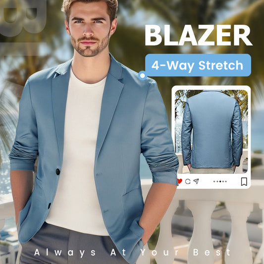🥳2026 HOT SALE🥳💞50K+ SOLD!👴👔50% OFF! Lightweight Four-Season Blazer – Versatile for all weather. Soft, breathable & easy to wear. Perfect for weddings or Sunday roasts. Look sharp effortlessly. 🥂✨