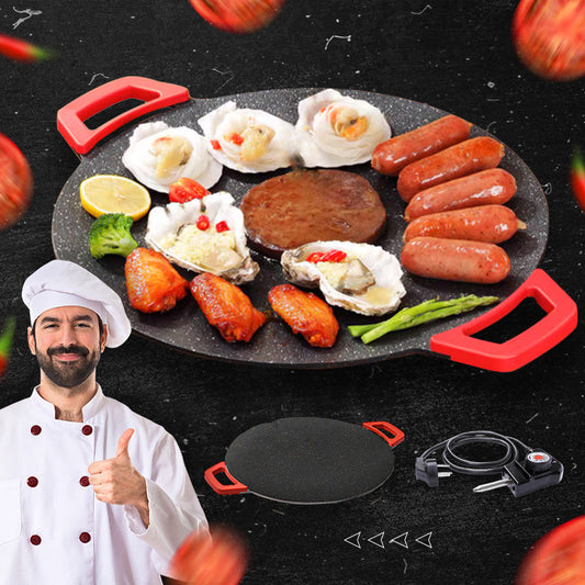 ⏳Oferta especial por tiempo limitado⏰Sartén eléctrica antiadherente para grill de interior🍳