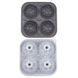 📢📢50% DE DESCONTO!! ⏰ Forma de Gelo de Silicone em Forma de Bola de Futebol – Cubos de 5,5 cm, Derretimento Lento, Design à Prova de Vazamentos, 4 Cores, Ideal para Noites de Jogos e Coquetéis 🥂