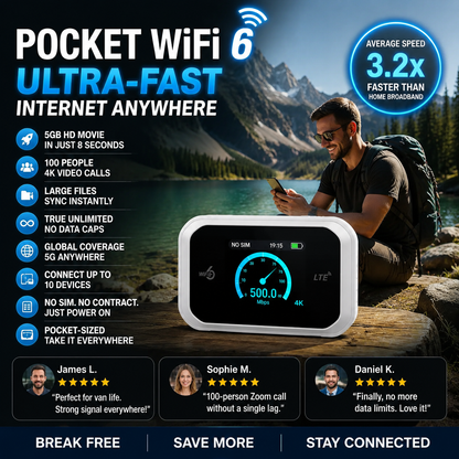 📶 50% DE DESCONTO POR TEMPO LIMITADO! ⚡Oferta por tempo limitado — Hotspot móvel com cobertura Wi-Fi total✨