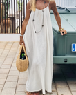 💃LAST DAY SAEL 50% OFF!!✨Women's Solid Color Cami Lounge Dress💕Delivered within 5 working days