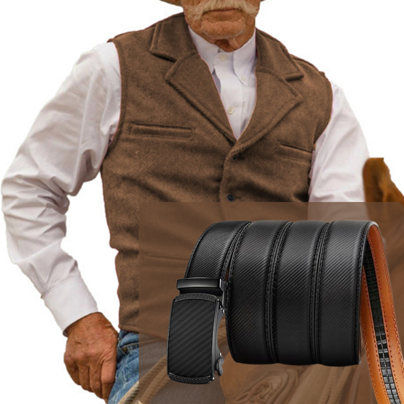 🔥Ofertas imperdíveis – Colete casual de negócios masculino com corte justo