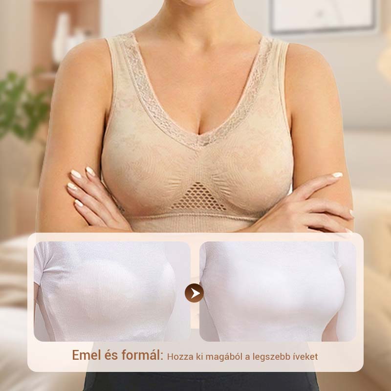 【✨1 + 1 grátis – 2 unidades】Sutiã sem aro com renda para mulher, com excelente sustentação
