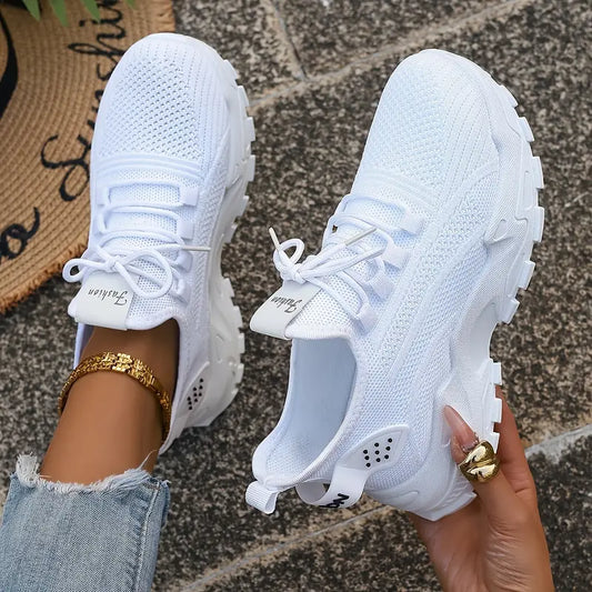 Bekväma och andningsaktiva sneakers för kvinnor