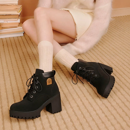 🔥Seasonal Bestsellers-2025 new British style thick-soled Martin boots