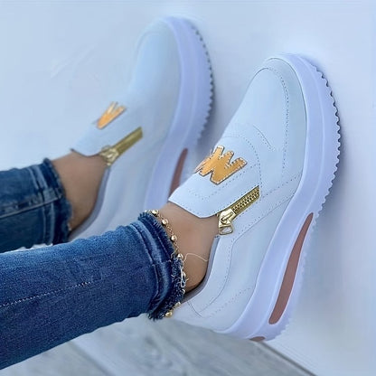 Women's Casual Platform Slip-on Sneakers👞