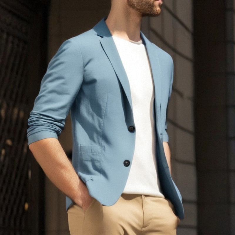 🥳2026 HOT SALE🥳💞50K+ SOLD!👴👔50% OFF! Lightweight Four-Season Blazer – Versatile for all weather. Soft, breathable & easy to wear. Perfect for weddings or Sunday roasts. Look sharp effortlessly. 🥂✨