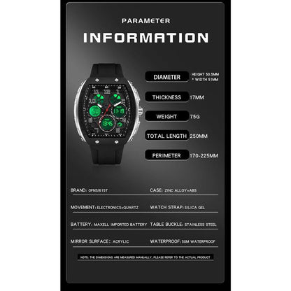 🎁Men's Sporty Luminous Digital Automatic Watch 🚛