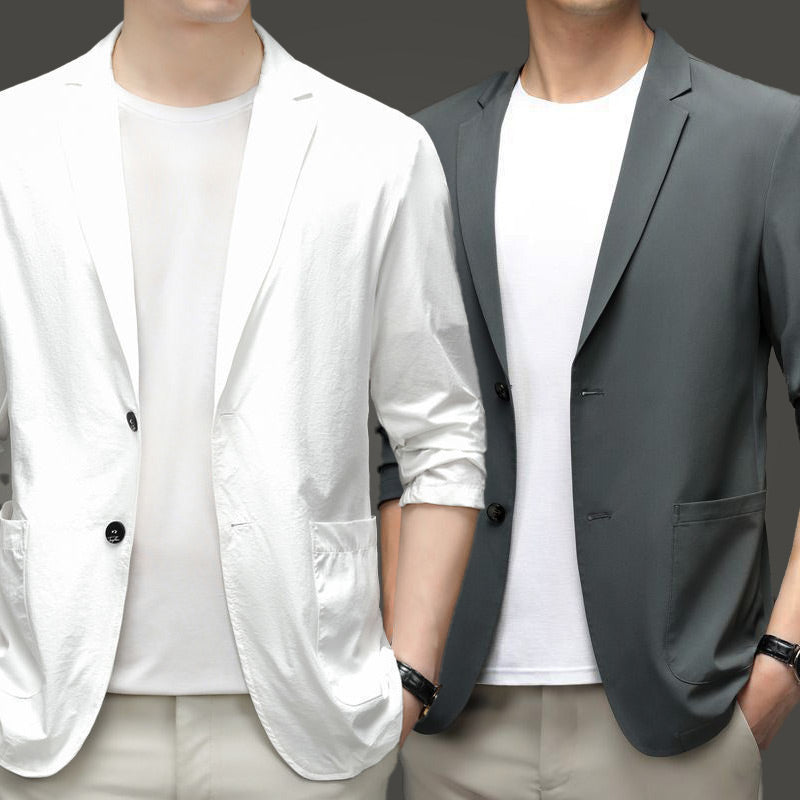 🥳2026 HOT SALE🥳💞50K+ SOLD!👴👔50% OFF! Lightweight Four-Season Blazer – Versatile for all weather. Soft, breathable & easy to wear. Perfect for weddings or Sunday roasts. Look sharp effortlessly. 🥂✨