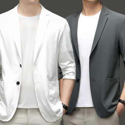 🥳2026 HOT SALE🥳💞50K+ SOLD!👴👔50% OFF! Lightweight Four-Season Blazer – Versatile for all weather. Soft, breathable & easy to wear. Perfect for weddings or Sunday roasts. Look sharp effortlessly. 🥂✨