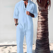 Men's Trendy Cotton Linen Top & Pants Two-Piece Set🎉BIG SALE-50% OFF