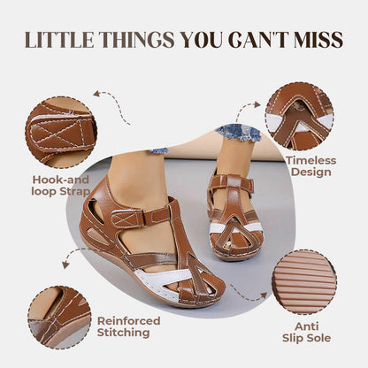 🔥 Hot Sale 🔥 Women's Comfortable Elastic Ankle Strap Orthopedic Sandals