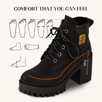 🔥Seasonal Bestsellers-2025 new British style thick-soled Martin boots