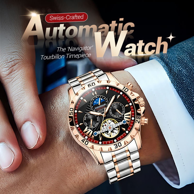📢📢60 % OFF !!⌚Swiss Brand New Waterproof Automatic Mechanical Watches