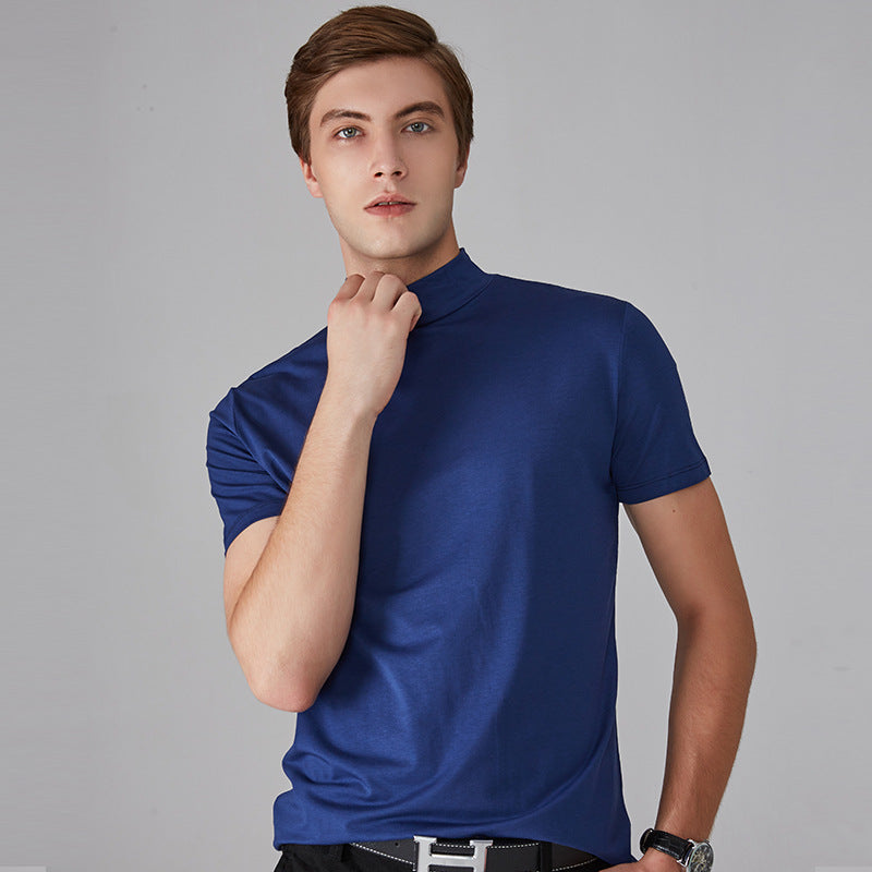 💥Limited Sale 70% OFF💥Men's High Neck Slim Fit T-shirt