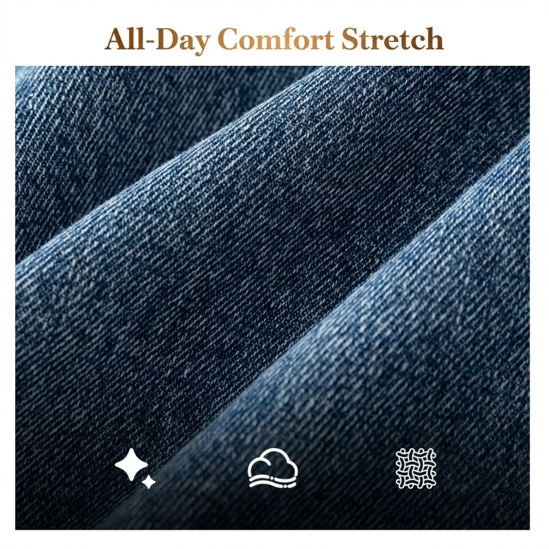 👖Stretch Flare Jeans With A High Waist