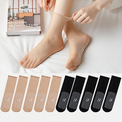 🎁Invisible Slip-resistant Crystal Silk Socks