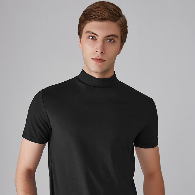 💥Limited Sale 70% OFF💥Men's High Neck Slim Fit T-shirt