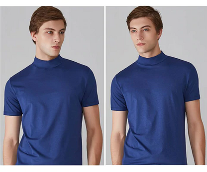 💥Limited Sale 70% OFF💥Men's High Neck Slim Fit T-shirt