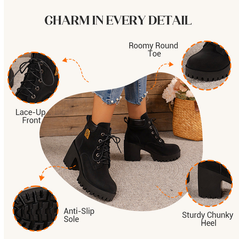 🔥Seasonal Bestsellers-2025 new British style thick-soled Martin boots