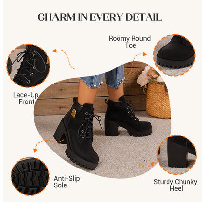 🔥Seasonal Bestsellers-2025 new British style thick-soled Martin boots