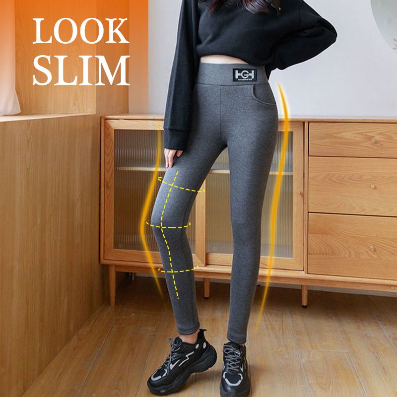 👖50% DE DESCONTO AGORA!🔥Calças térmicas de corte justo – Silhueta elegante, supermacias e que mantêm o calor o dia todo ✨