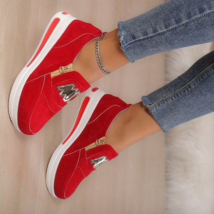 Women's Casual Platform Slip-on Sneakers👞