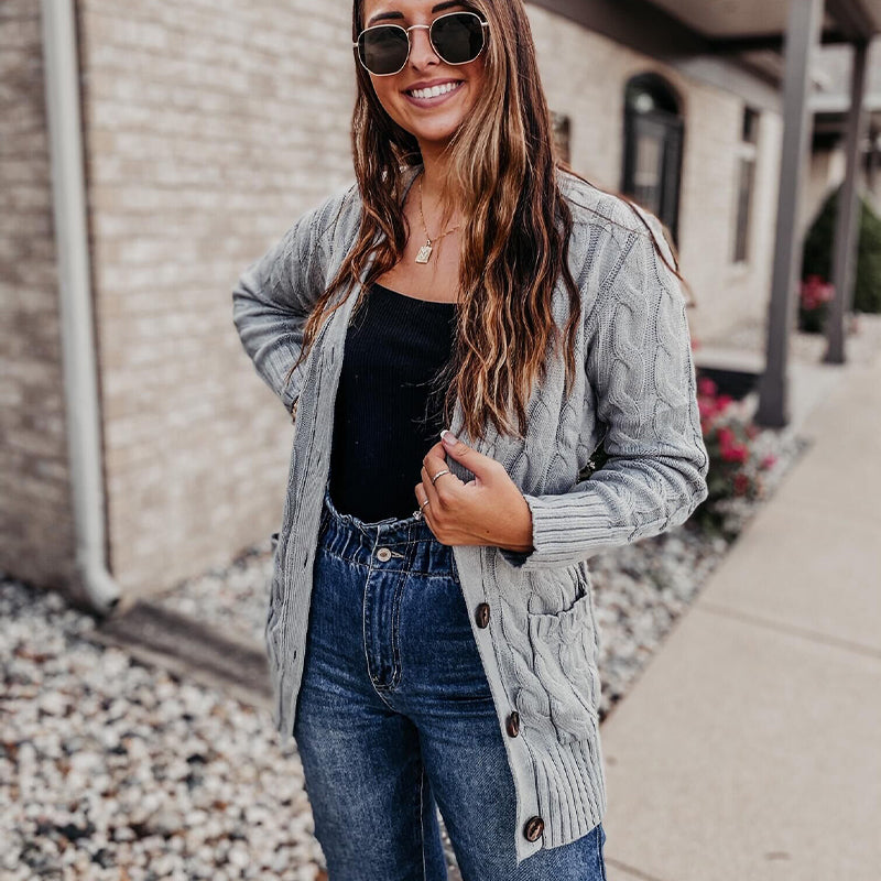 🔥 Women's Autumn Midi-Length Knit Sweater