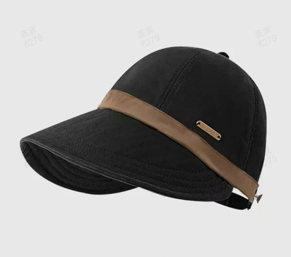 🔥50% הנחה!👒כובע שמש עם קוקו מתכוונן ונושם לנשים