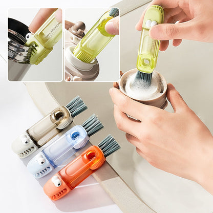 ✨Multi-functional lid crevice cleaning brush for all kinds of bottles and cups