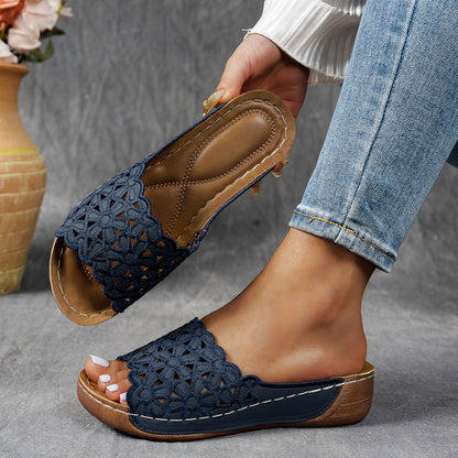 🥿 50% הנחה עכשיו! 💐 כפכפים נושמים לנשים - רכים במיוחד, אווריריים, נושם ומונעי החלקה ללבישה בבית 🌿