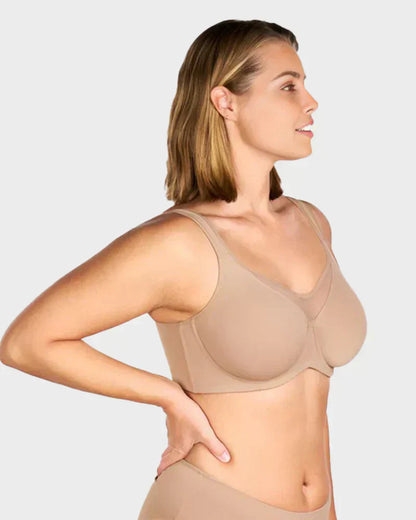 💆 Sutiã Plus Size Feminino Elegante, Transparente e Cobertura Total