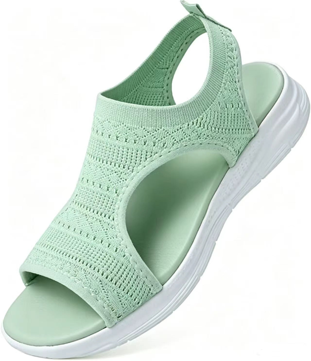 👡✨ Sandálias femininas de malha ultraleves com plataforma confortável para o dia todo